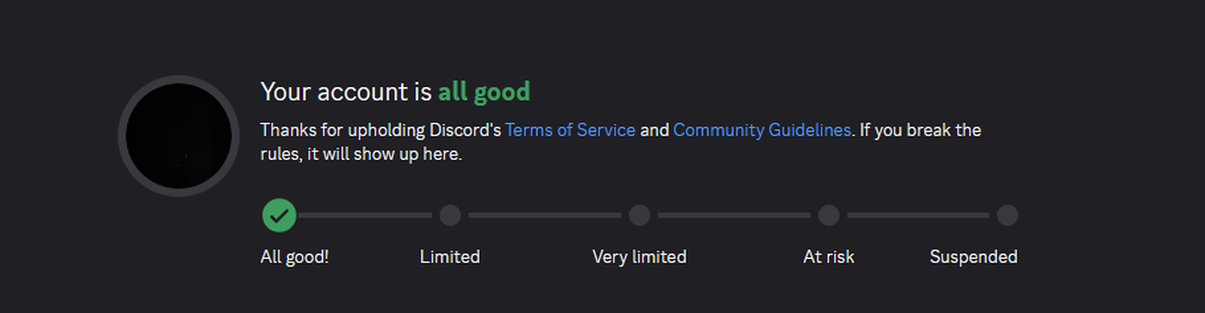2016 badge account standing preview