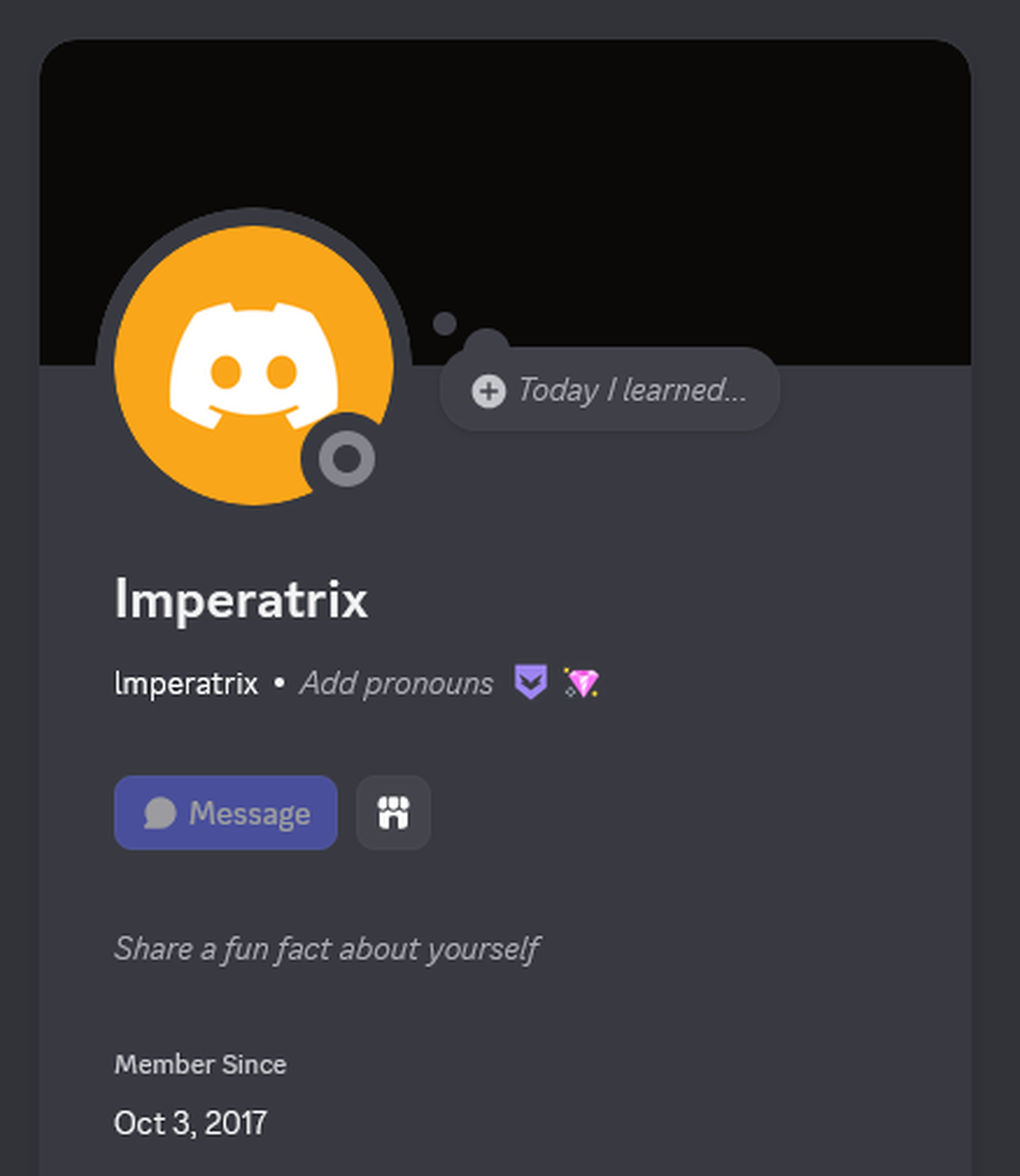 2017 glitched badge account profile preview