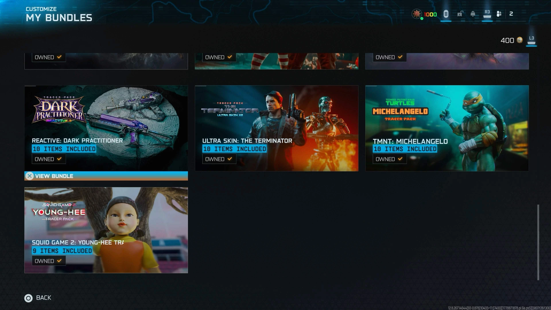 LEVEL 1000 | TERMINATOR | IRIDSCENT | NEXUS HORIZON & CODEFRAME CAMO