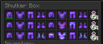 Netherite Armor Shulker — Full Enchanted Set