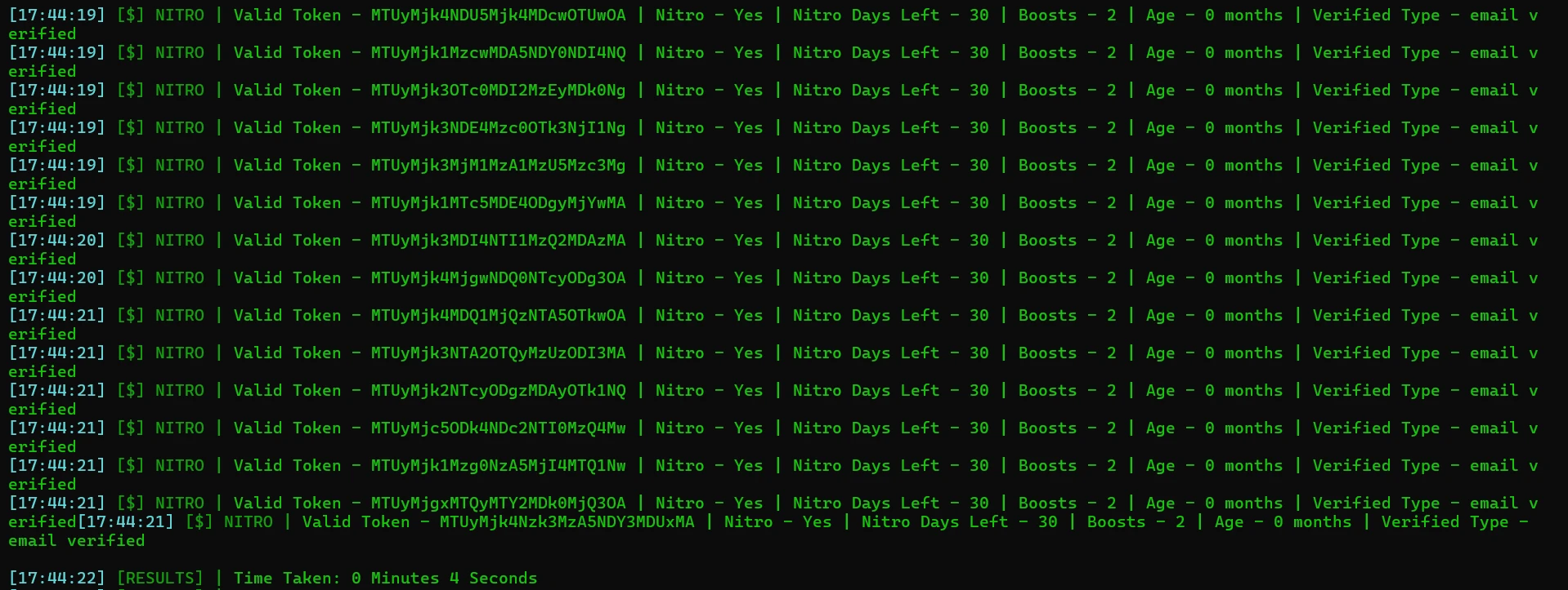 Token Checker