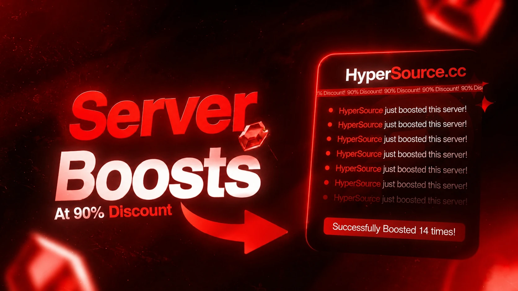 Server Boosts Selling HyperSource — Premium Tools & Discord Services | Discord Server Boosts ...
