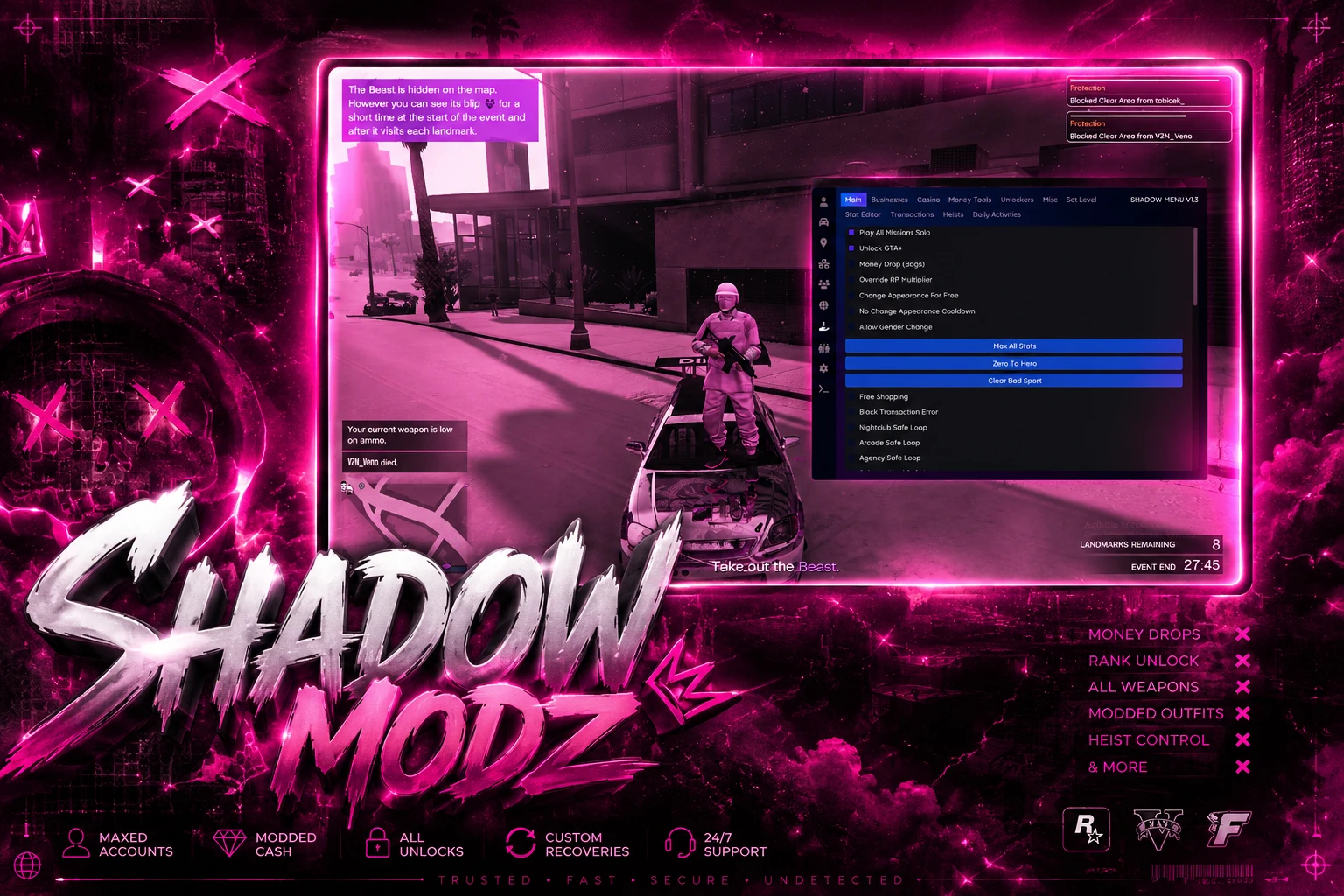 Shadow Menu