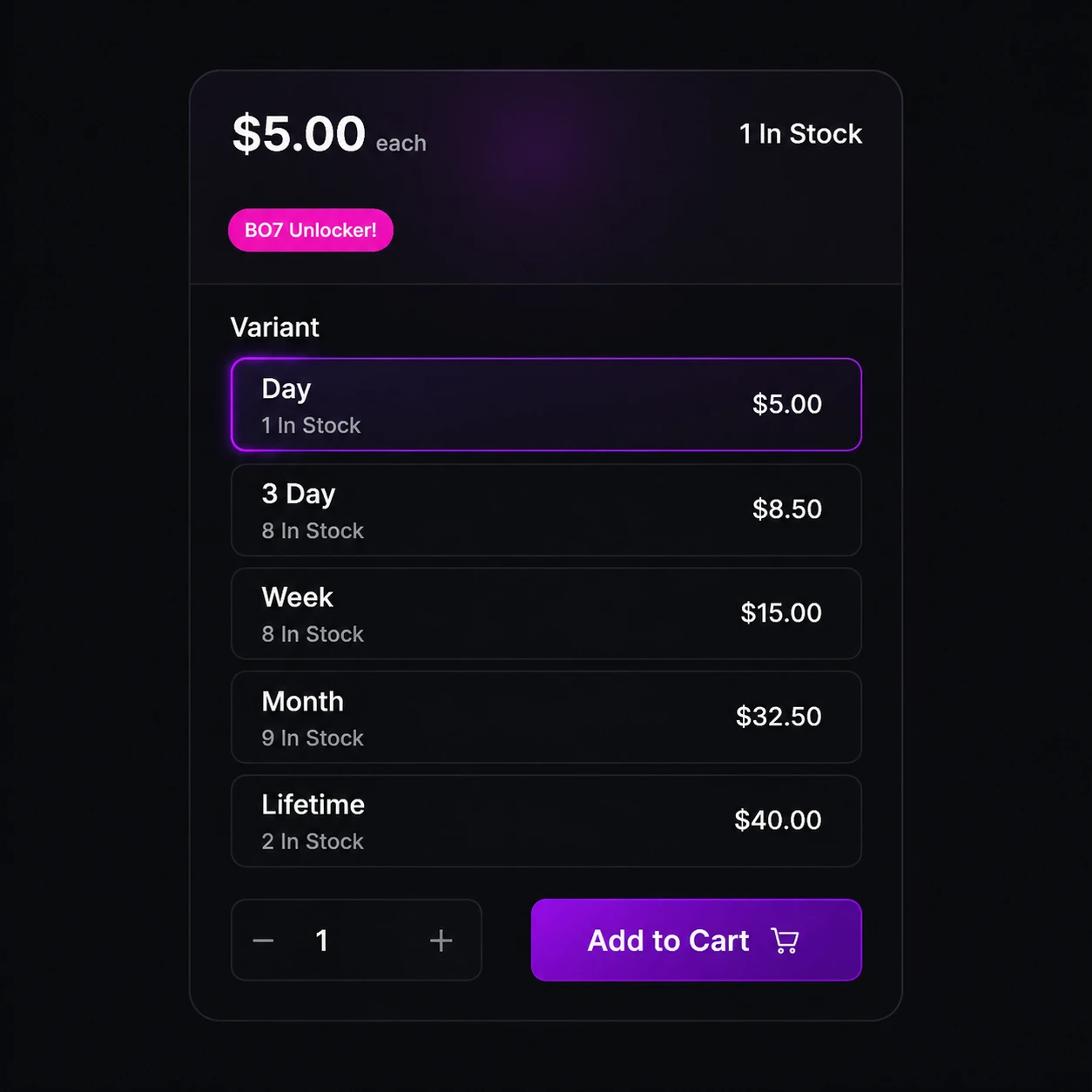 Our premium digital product experience