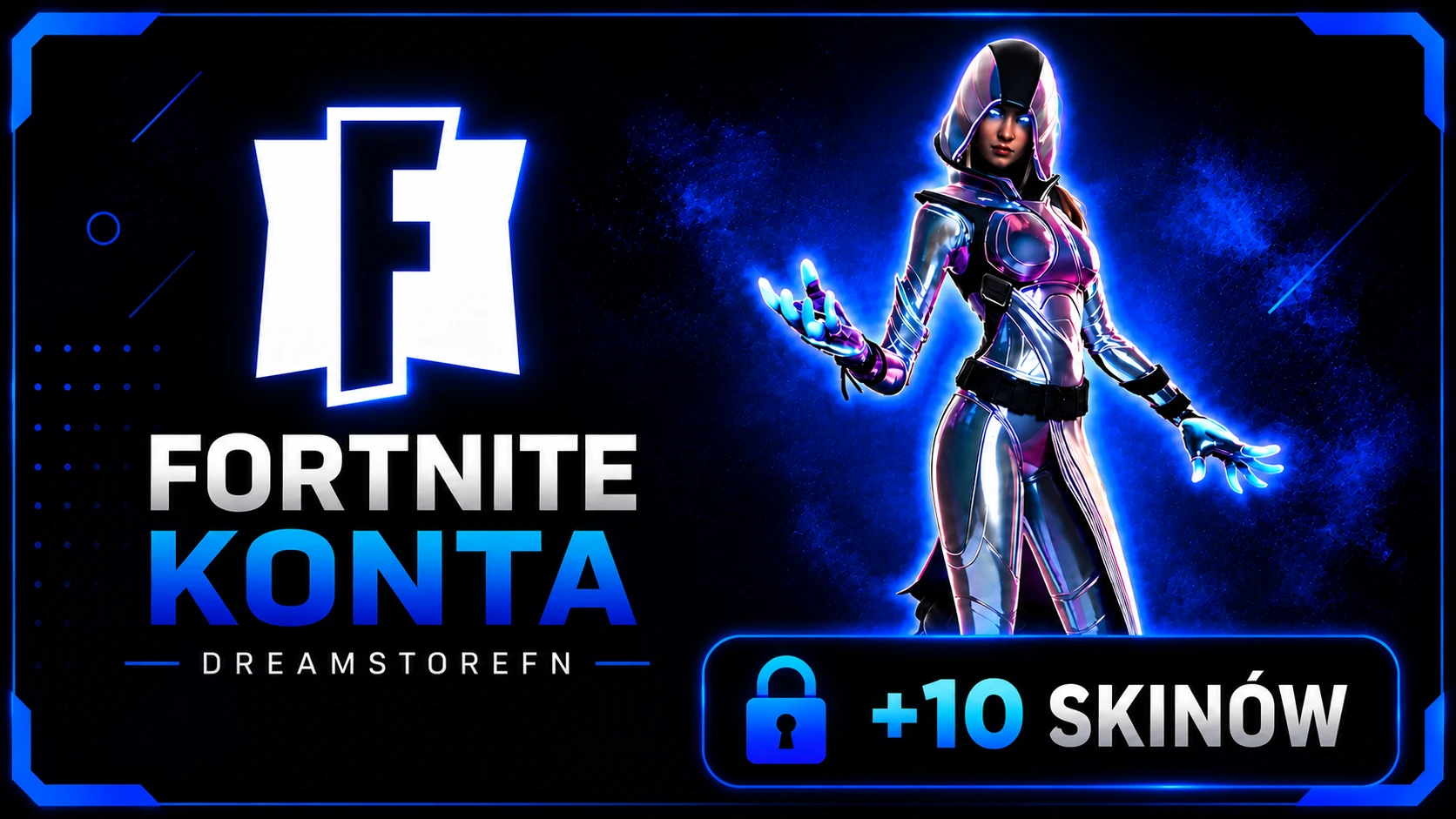 FORTNITE FA 10-20 SKINÓW