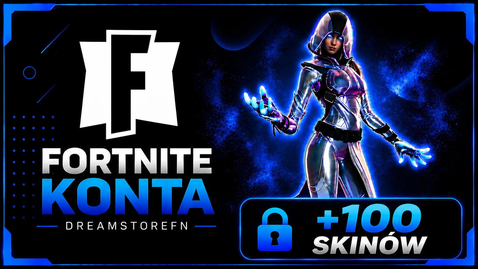 FORTNITE FA 100-200 SKINÓW