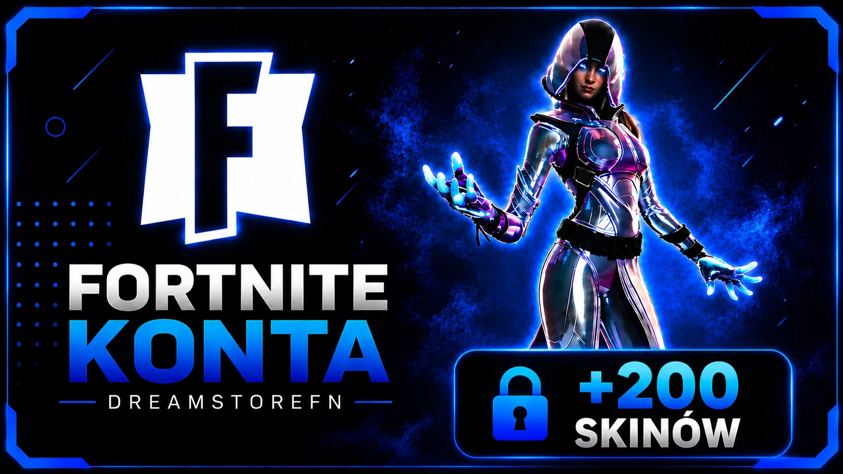 FORTNITE FA 200-300 SKINÓW