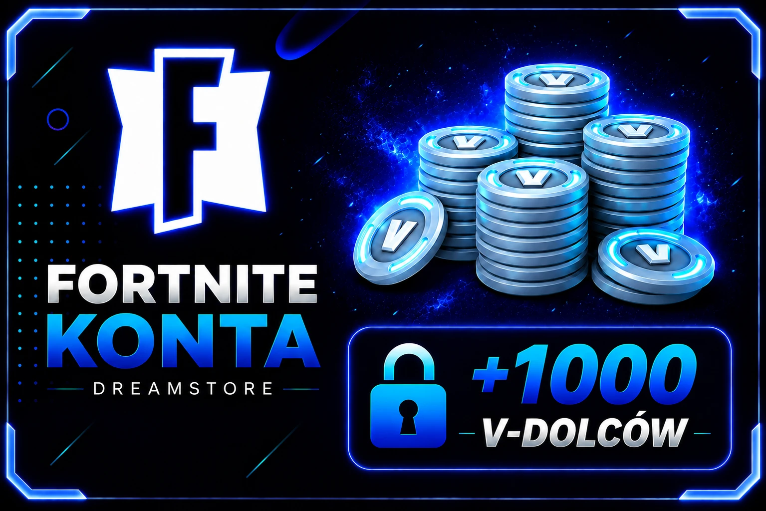 FORTNITE FA 1000-2000 VDOLCÓW
