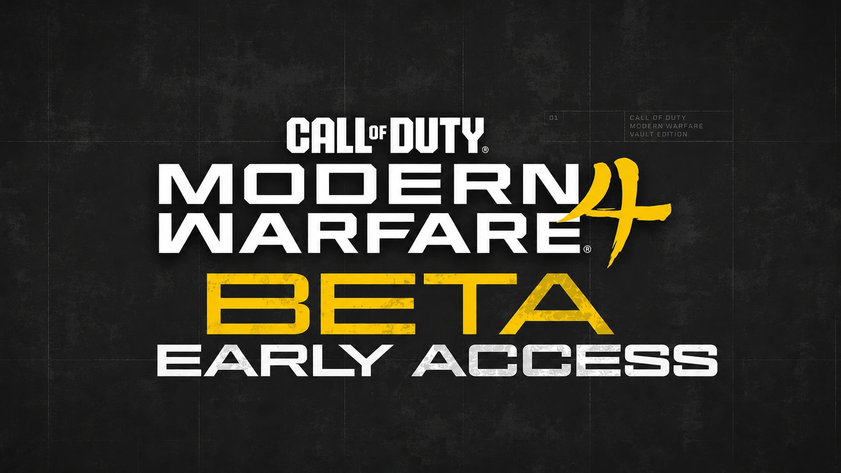 Call of Duty: Modern Warfare 4 BETA CODE (GLOBAL)