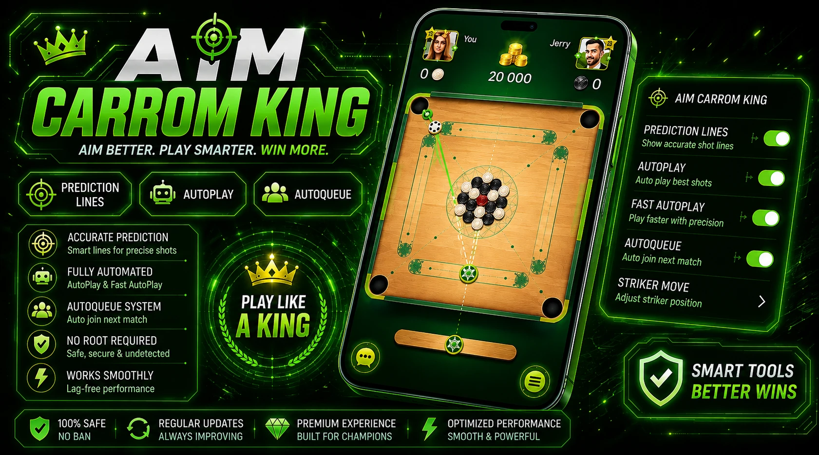 Aim Carrom King