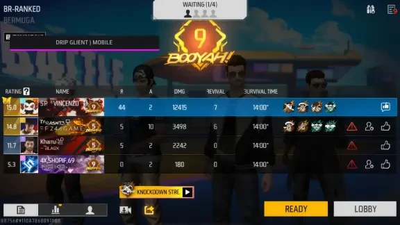 Drip Client - Free Fire Hack