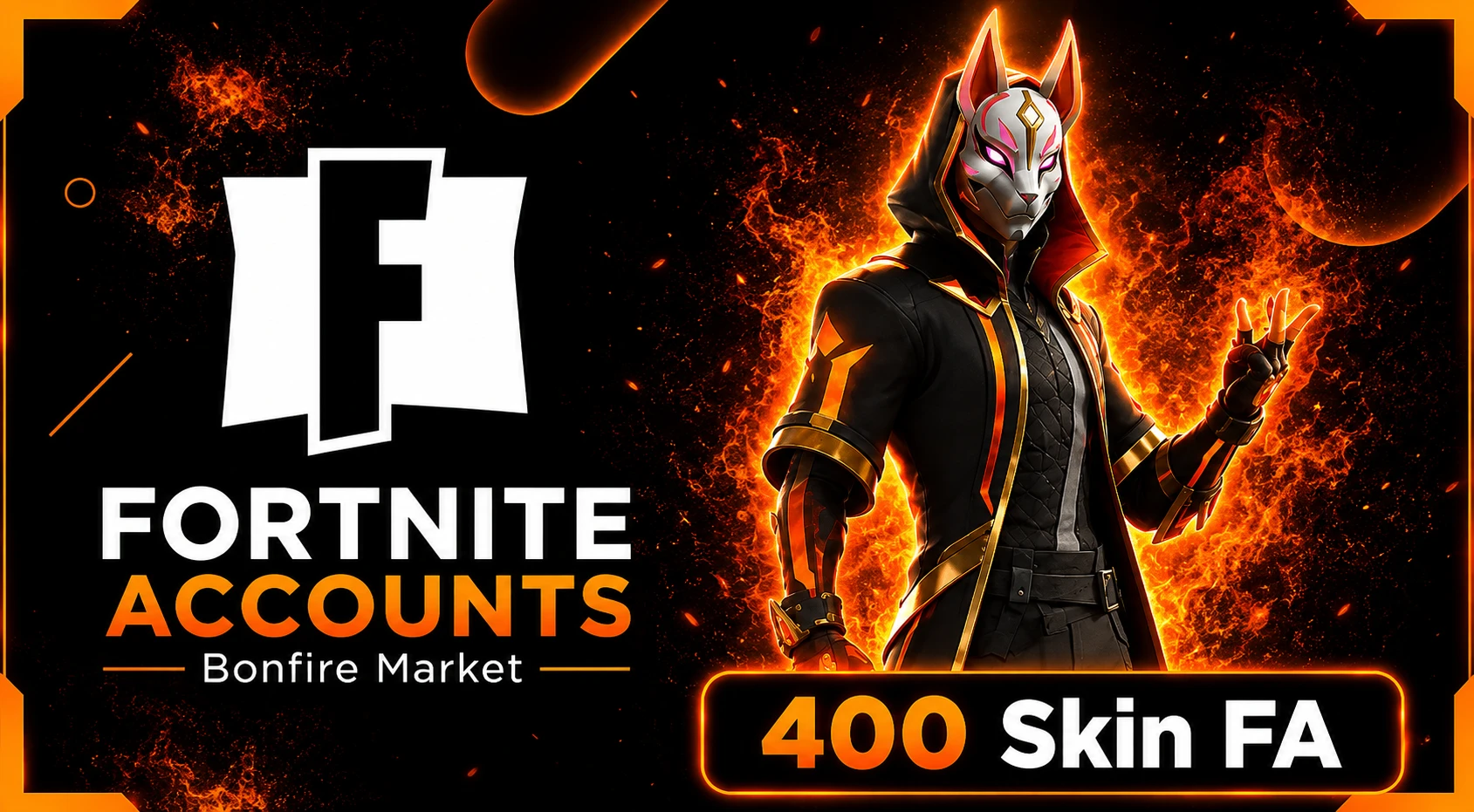 400-500 Skins Fortnite Fa Account
