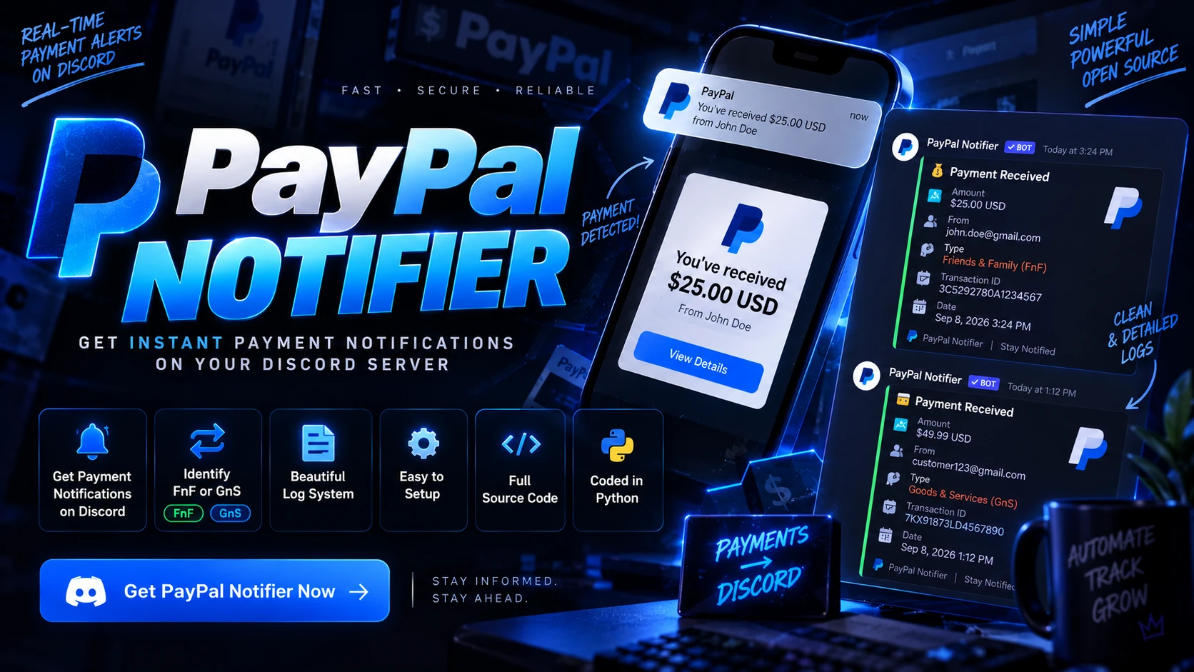PuPal Notifier