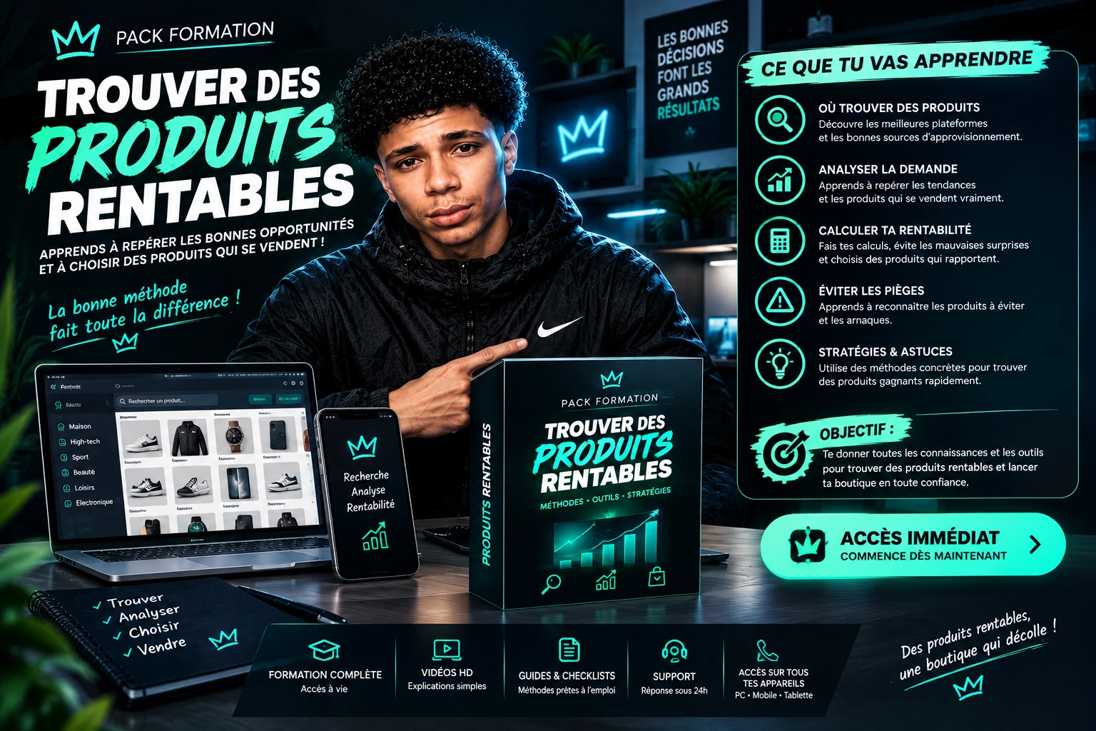 Trouver des produits rentable