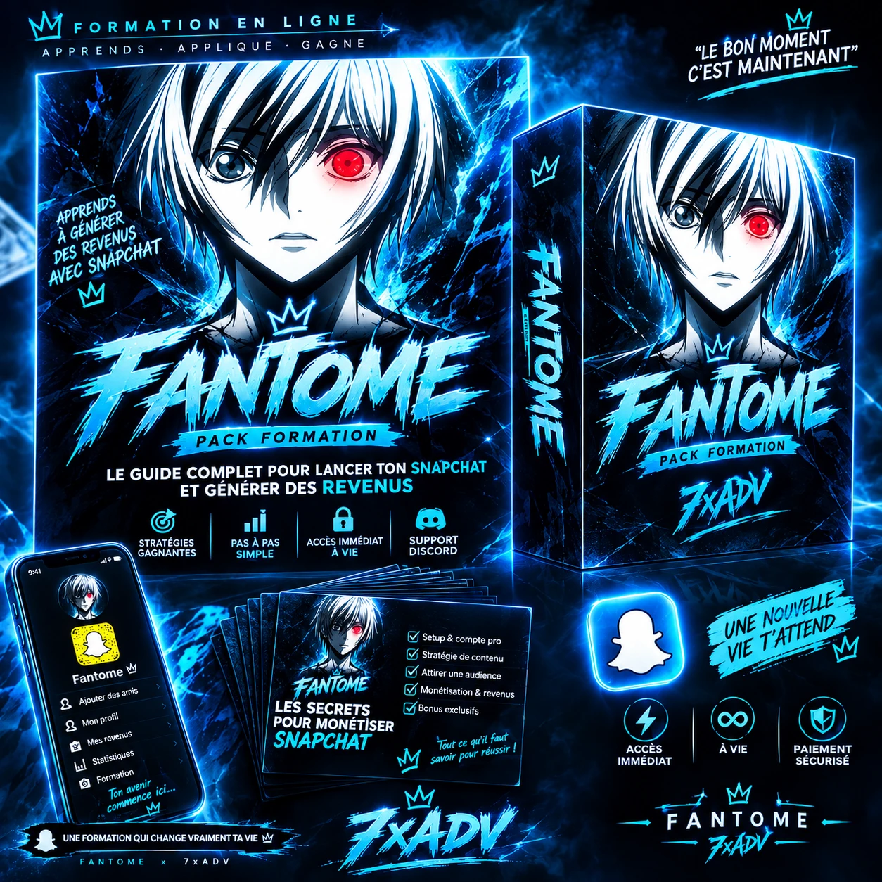 Lancer sur snap Pack 7XADV