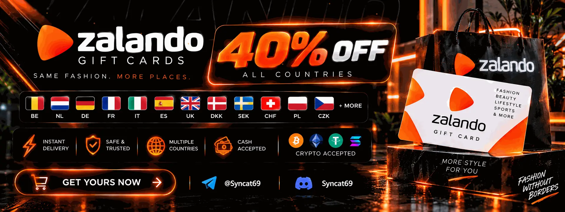 PROMO CODE: "40OFF" 40% OFF