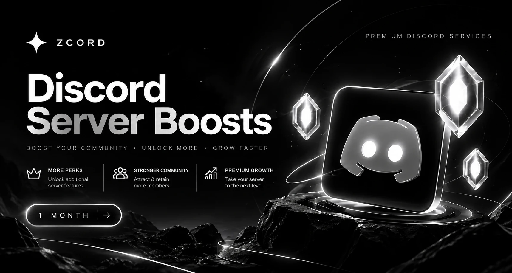 DISCORD SERVER BOOSTS - 1 MONTH