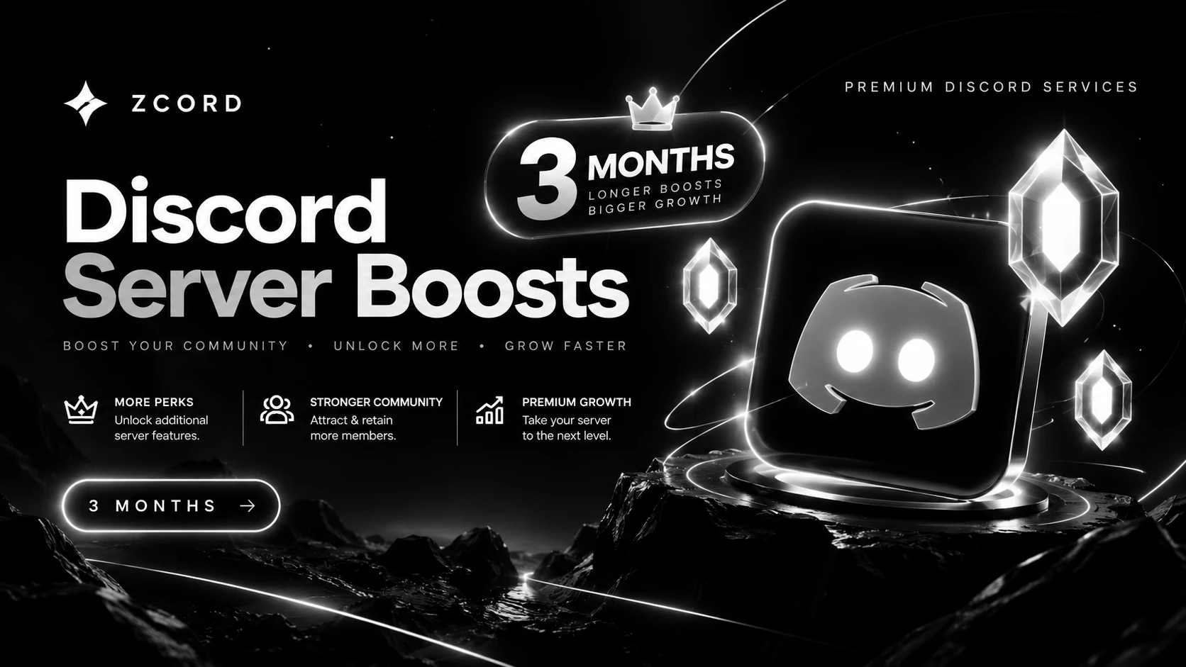 DISCORD SERVER BOOSTS - 3 MONTH