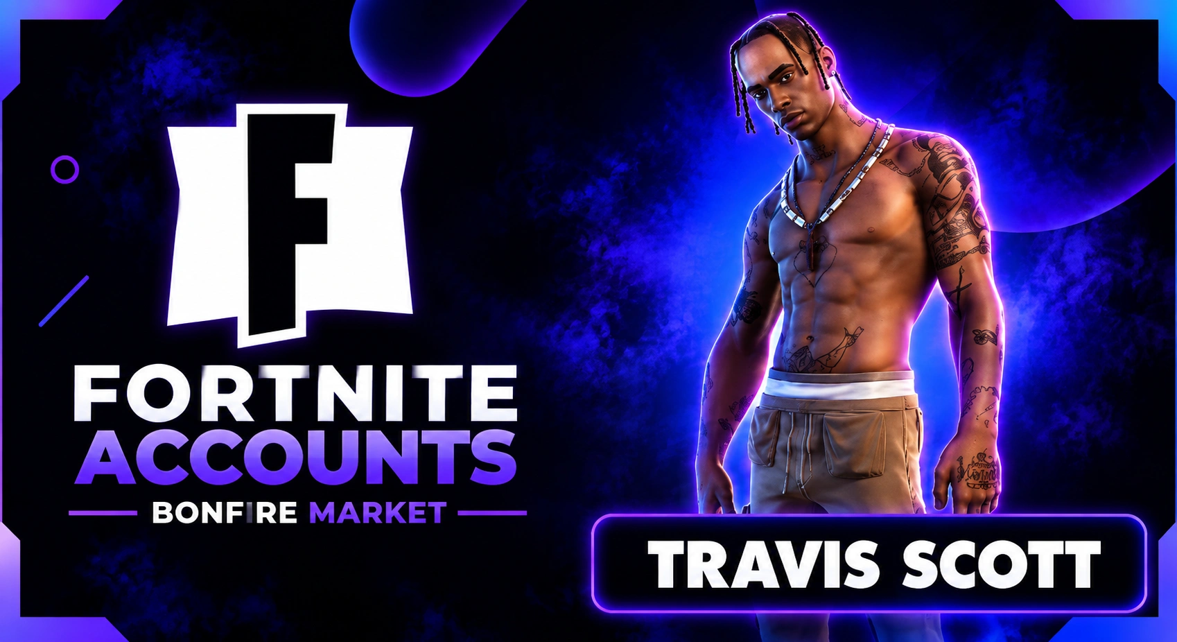 Travis Scott FA Fortnite Account