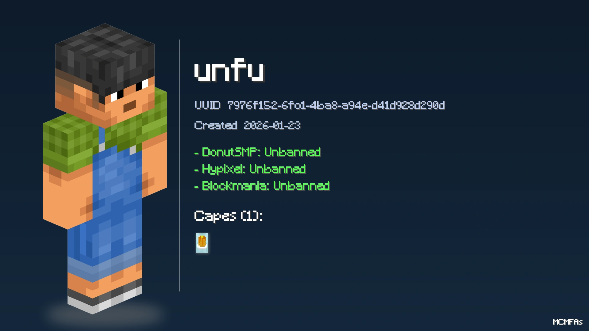 unfu | Minecraft Nice Name