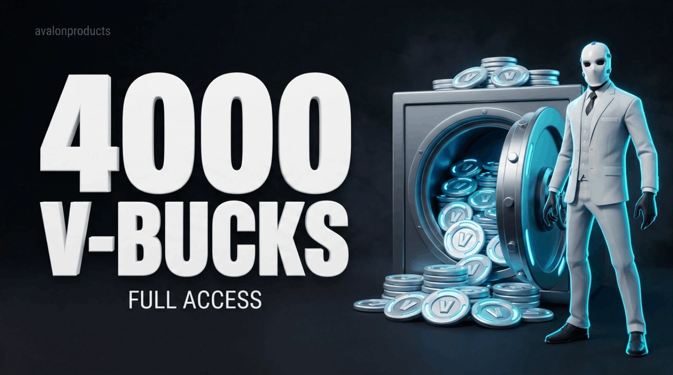 4000 VBucks Fortnite FA Account