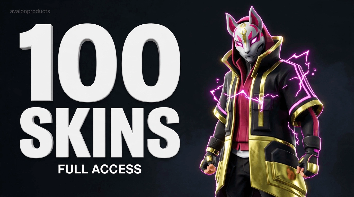100 Skin Fortnite FA Account