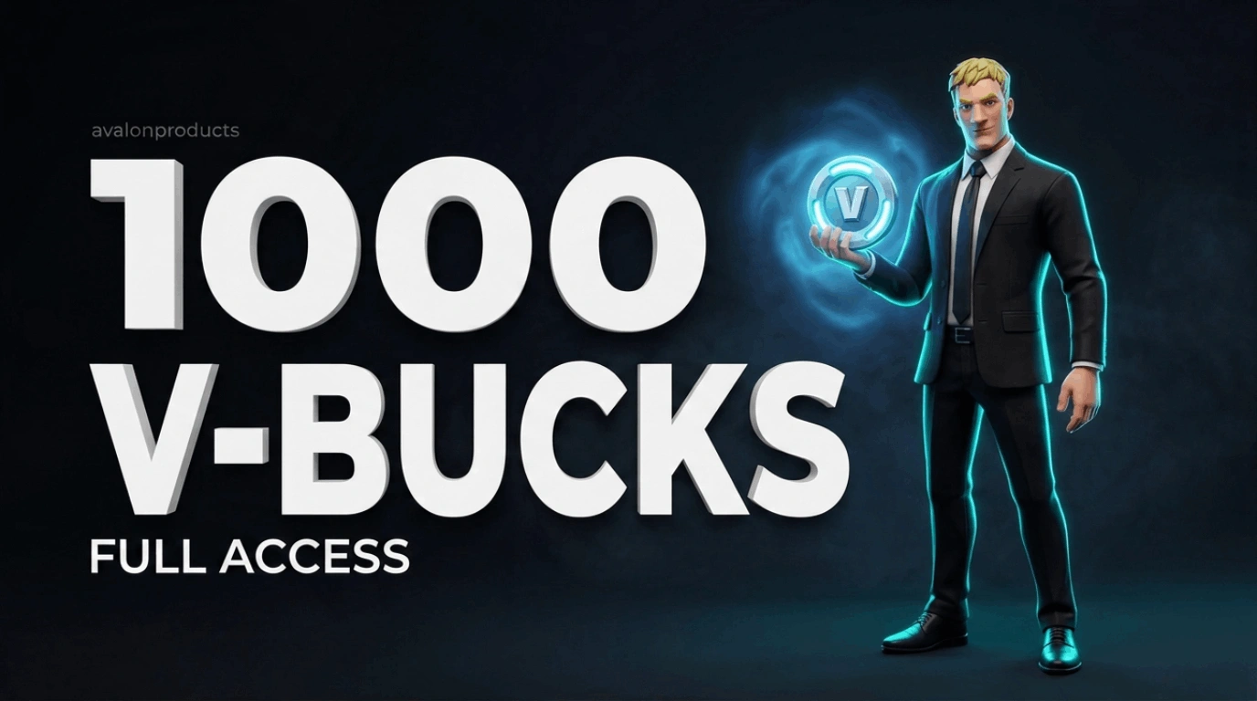 1000 VBucks Fortnite FA Account