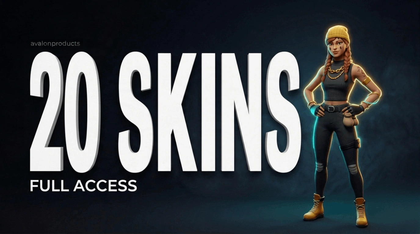 20 Skin Fortnite FA Account