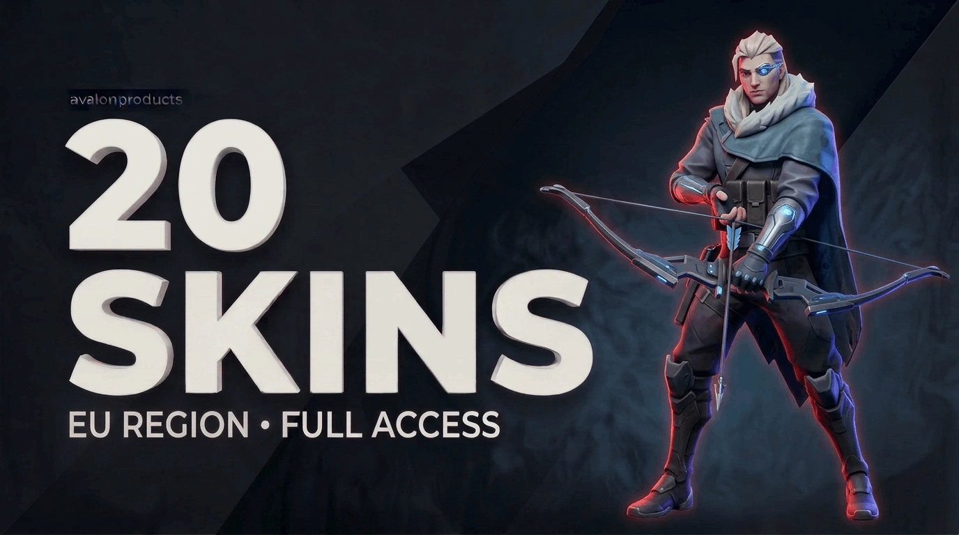 20 Skin EU FA Valorant Account