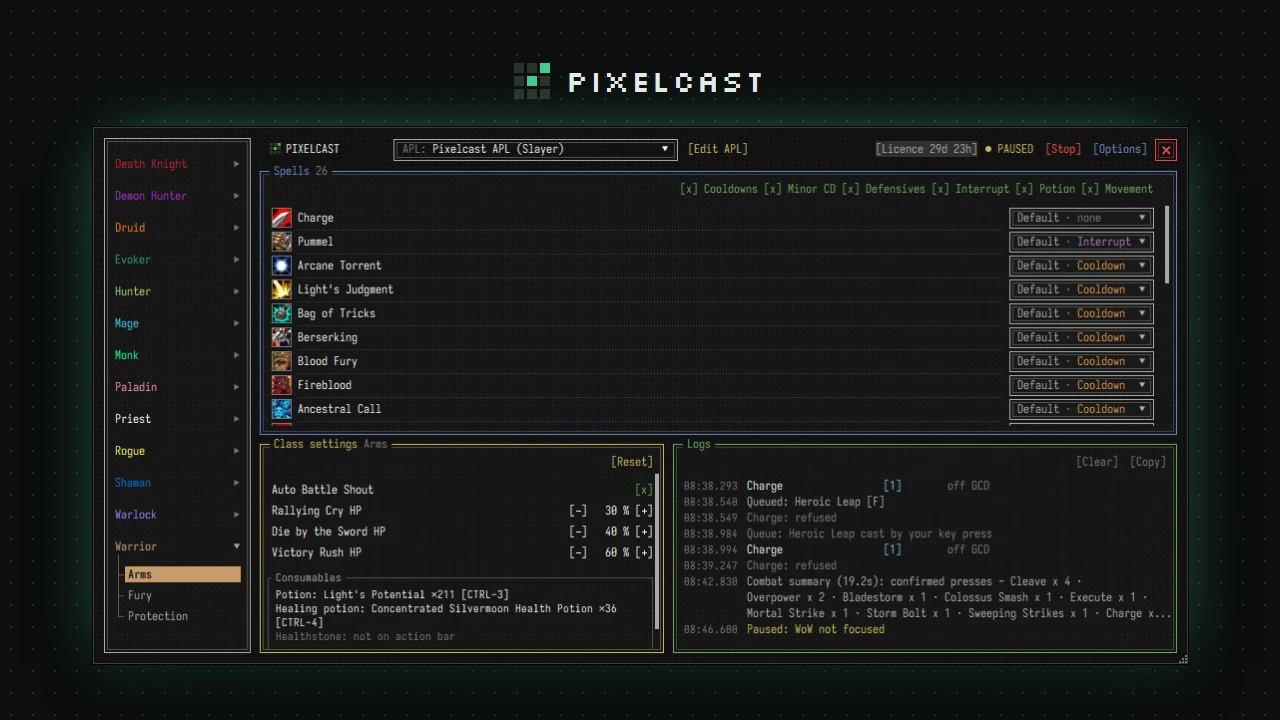Pixelcast licence key
