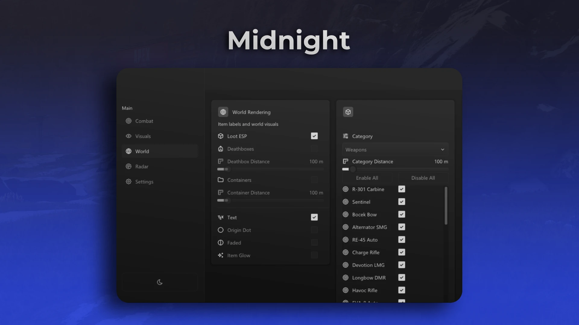 Midnight Apex External