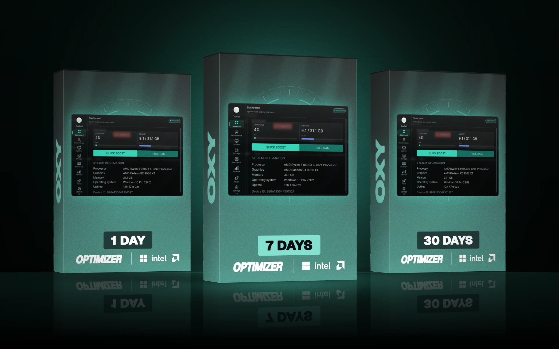 Oxy Optimizer
