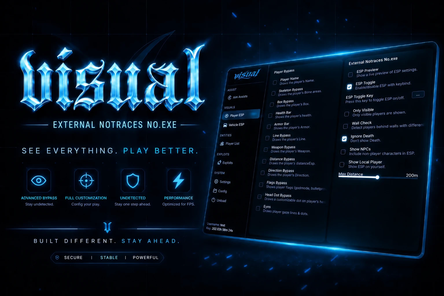 VisualExternal (no traces)