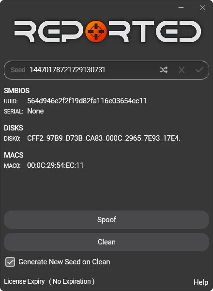 Reported Temp Spoofer