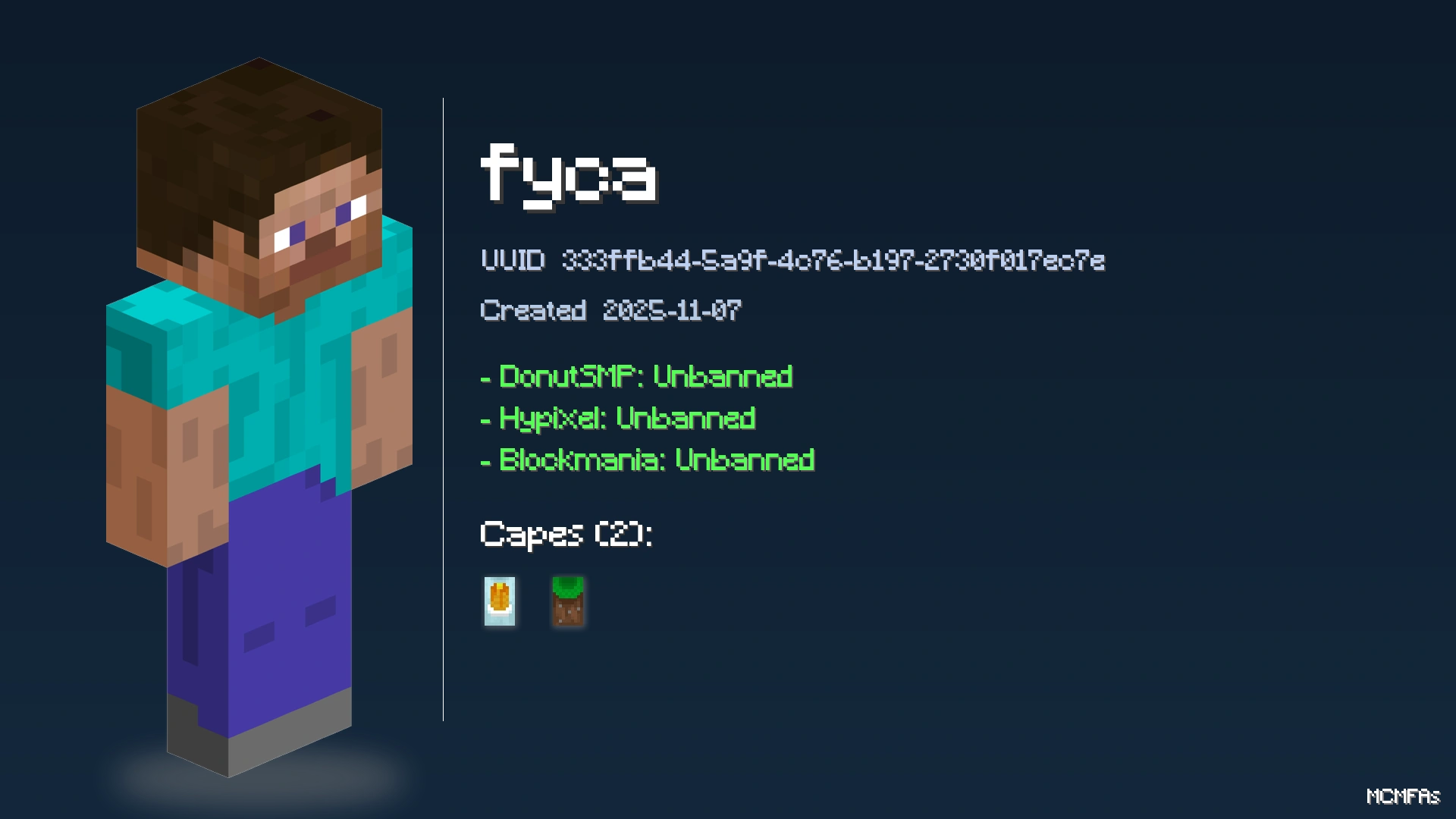 fyca | Minecraft Nice Name
