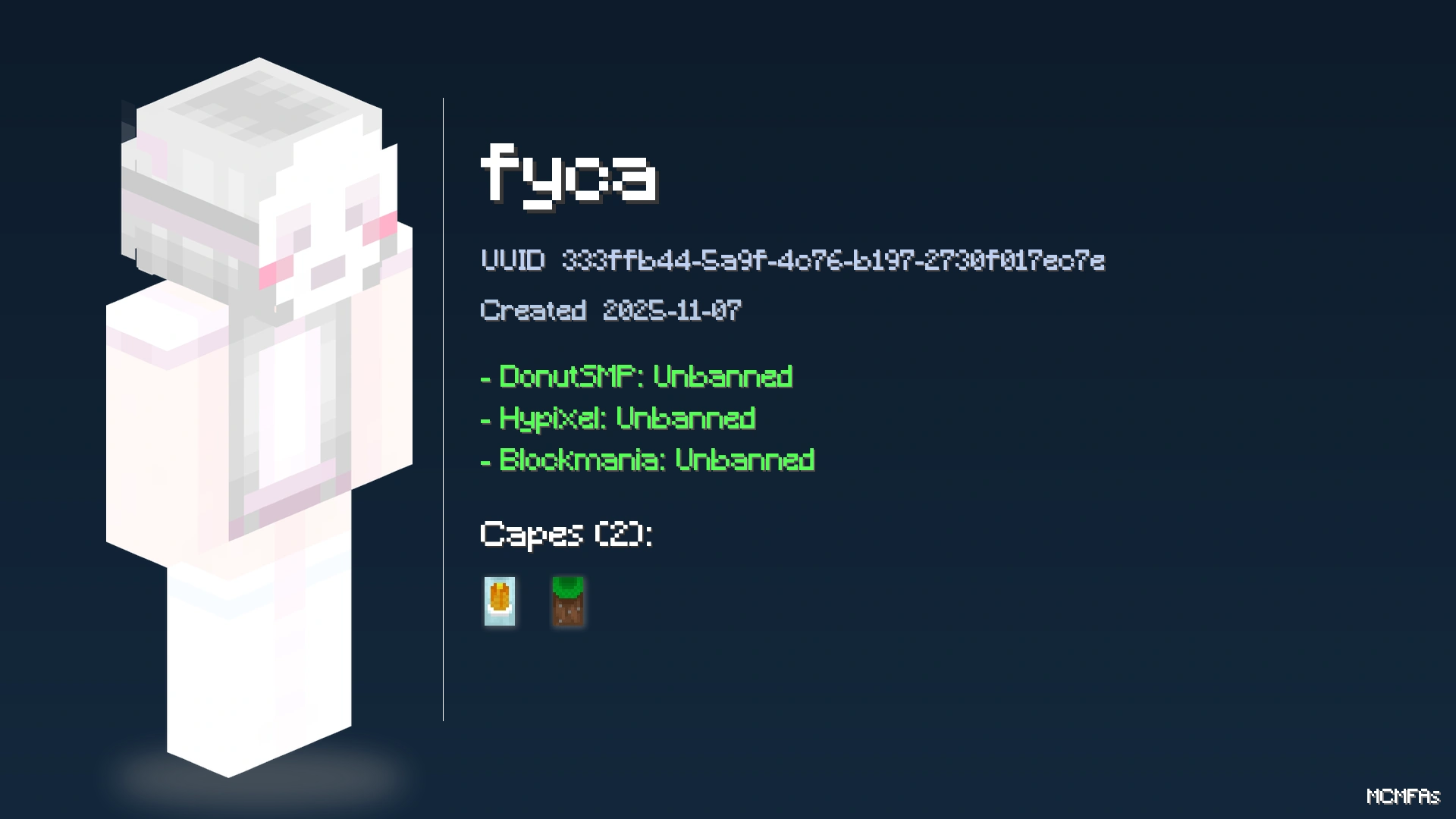 fyca | Minecraft Nice Name