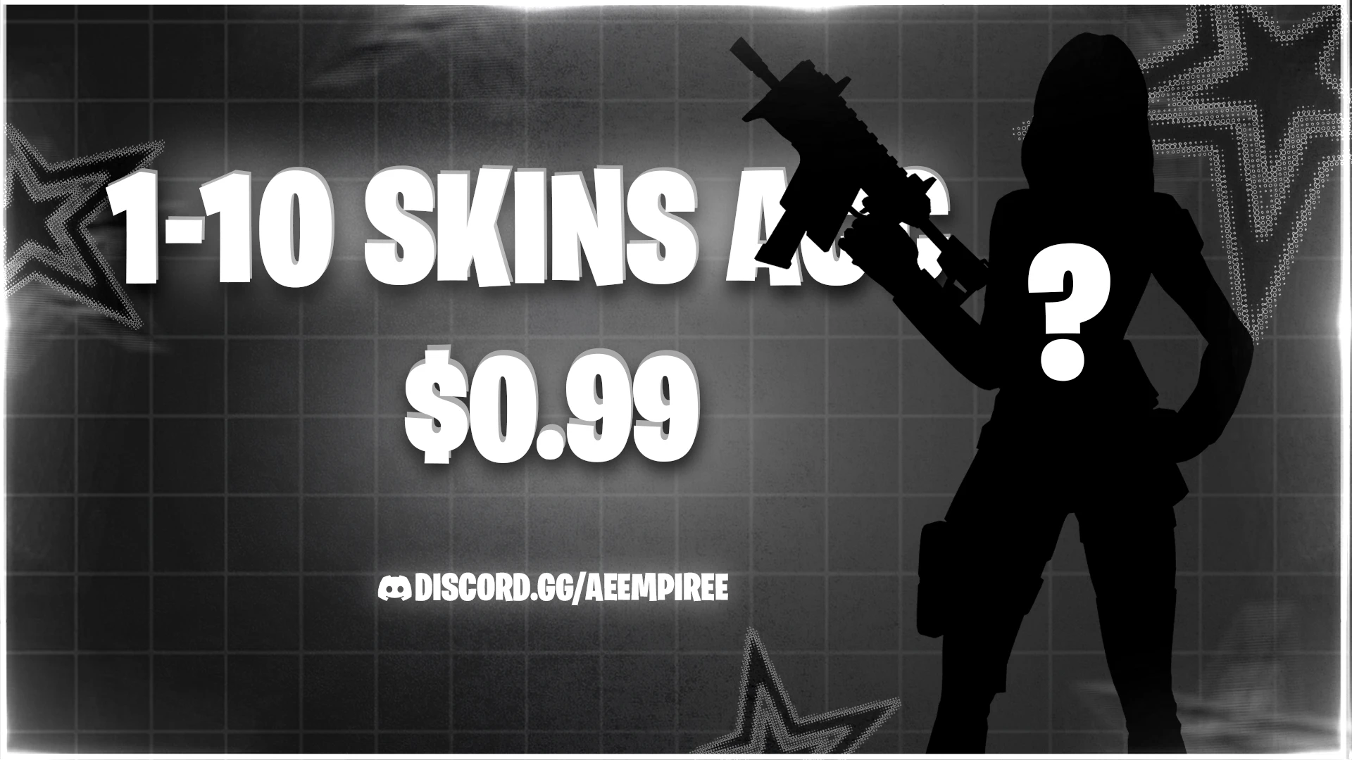 1-10 skinned fortnite account