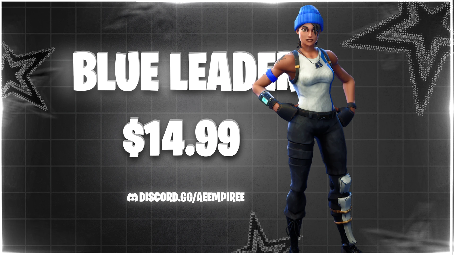 BLUE TEAM LEADER FA FORTNITE ACCOUNT