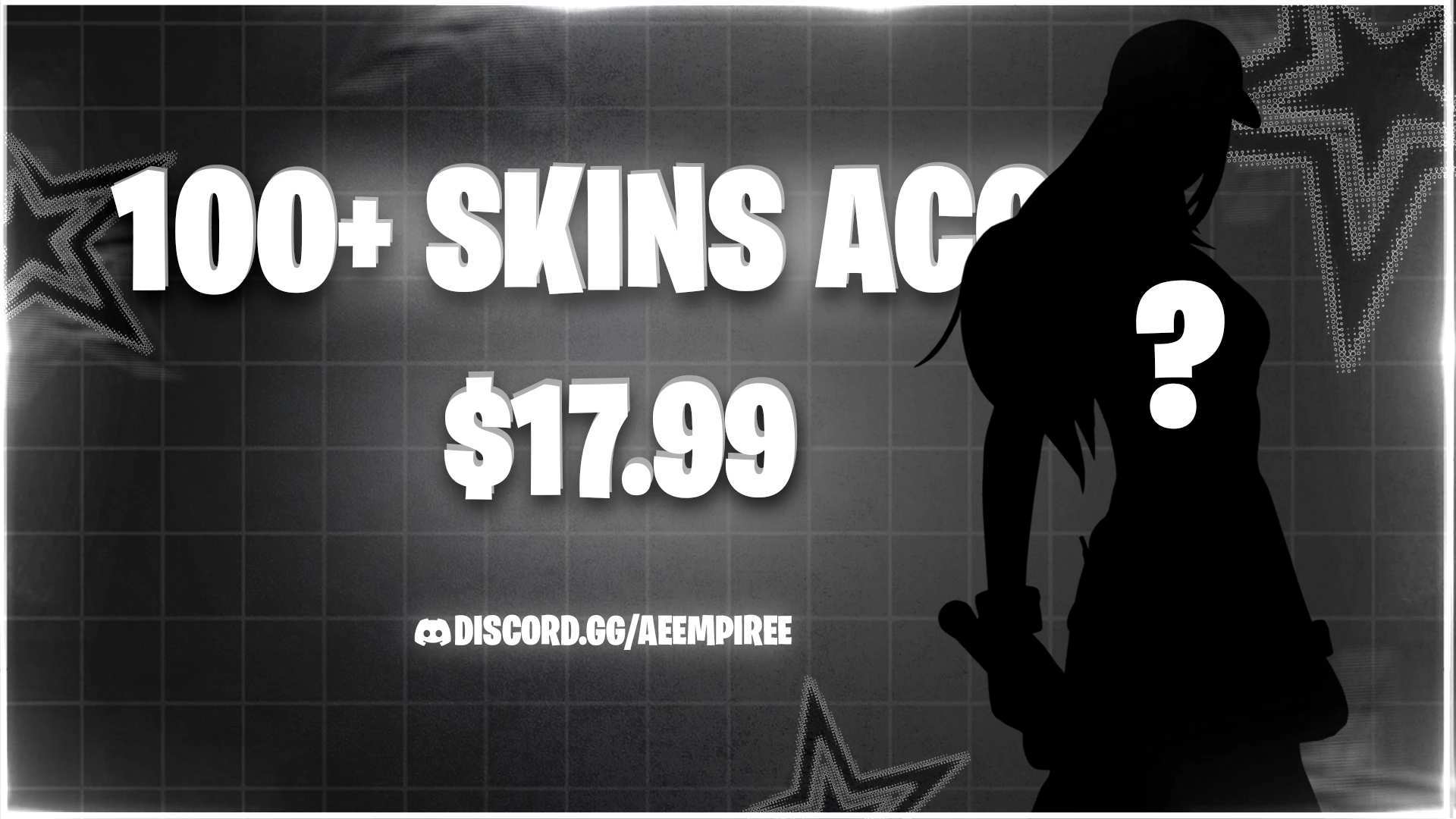 100 SKINNED FA FORTNITE ACCOUNT( Discounted )