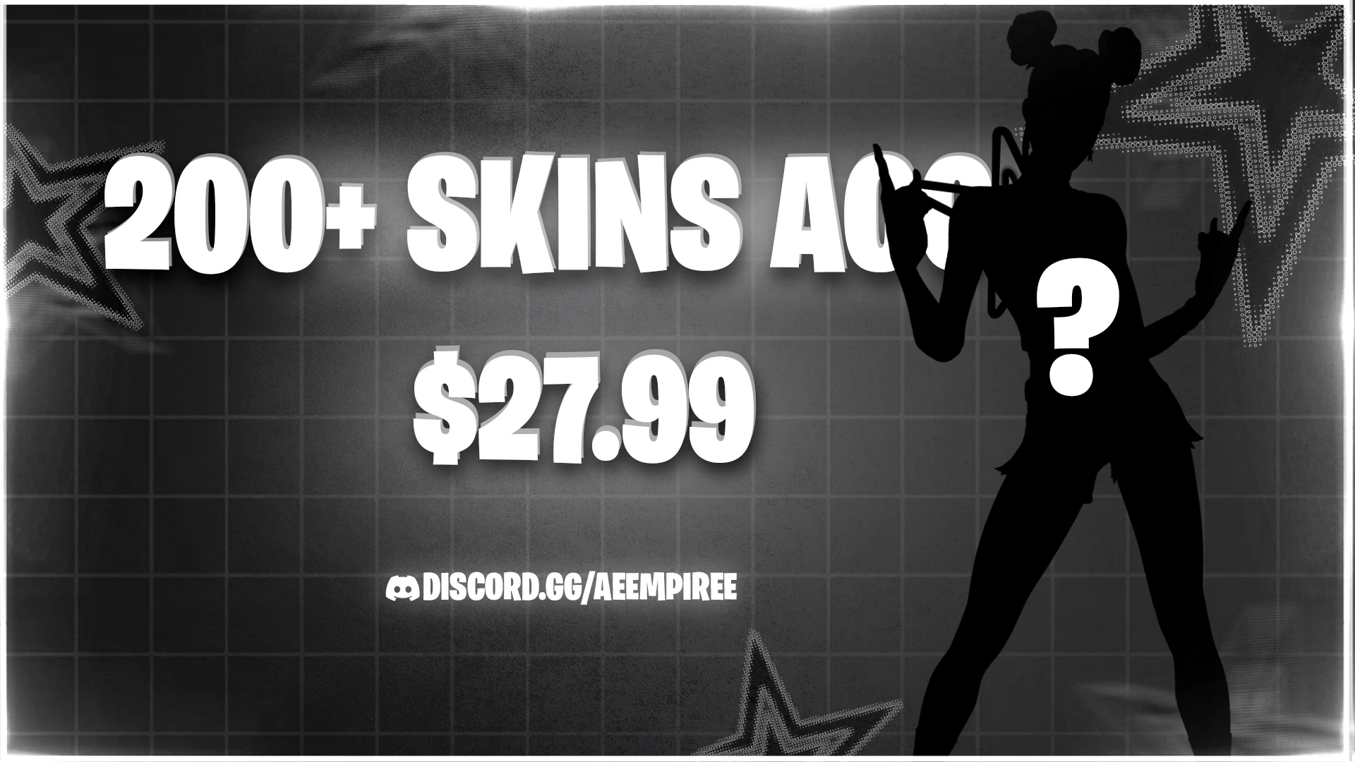 200 SKINNED FA FORTNITE ACCOUNT