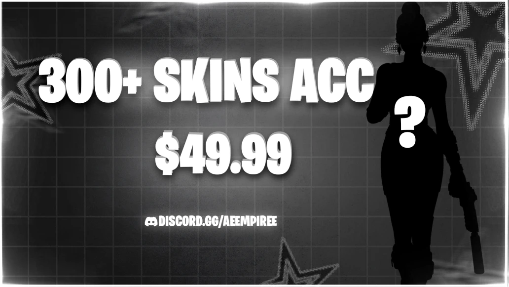 300 SKINNED FA FORTNITE ACCOUNT