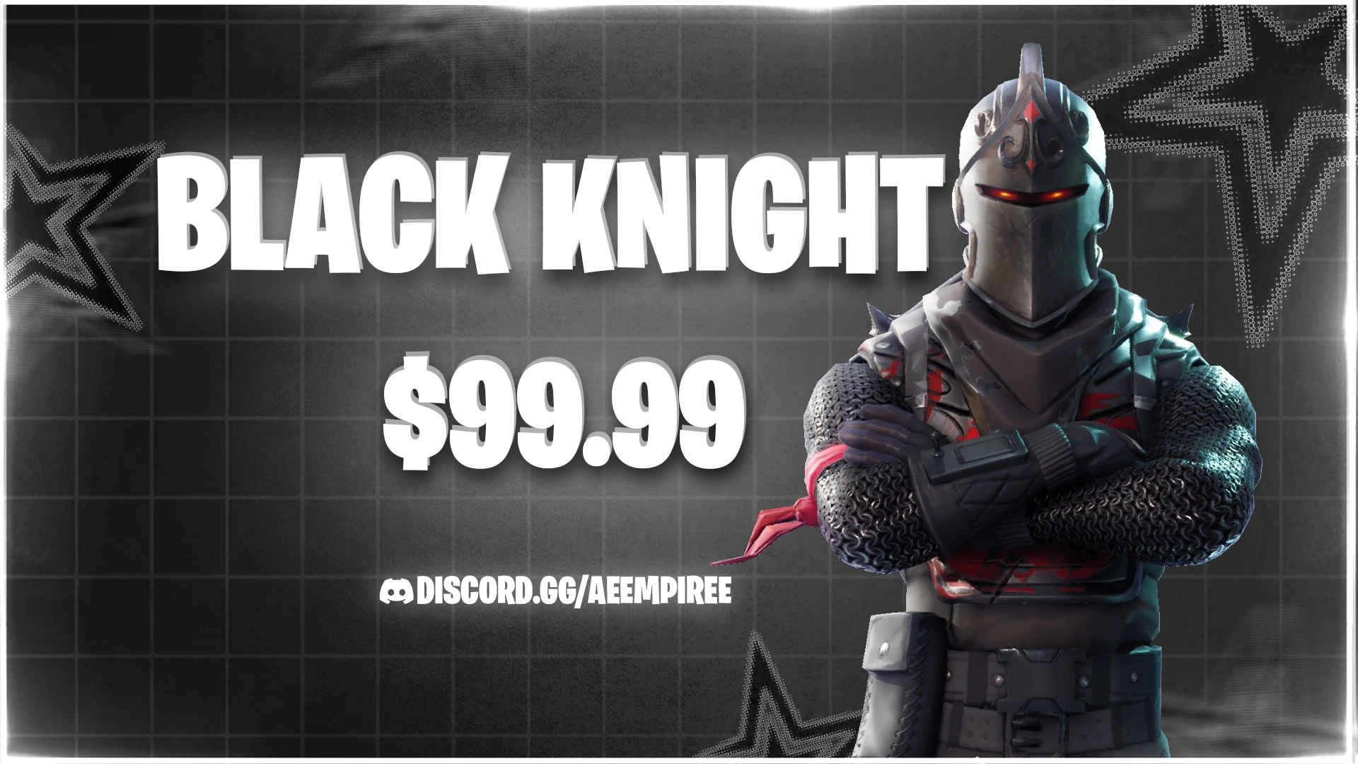 BLACK KNIGHT FA FORTNITE ACCOUNT