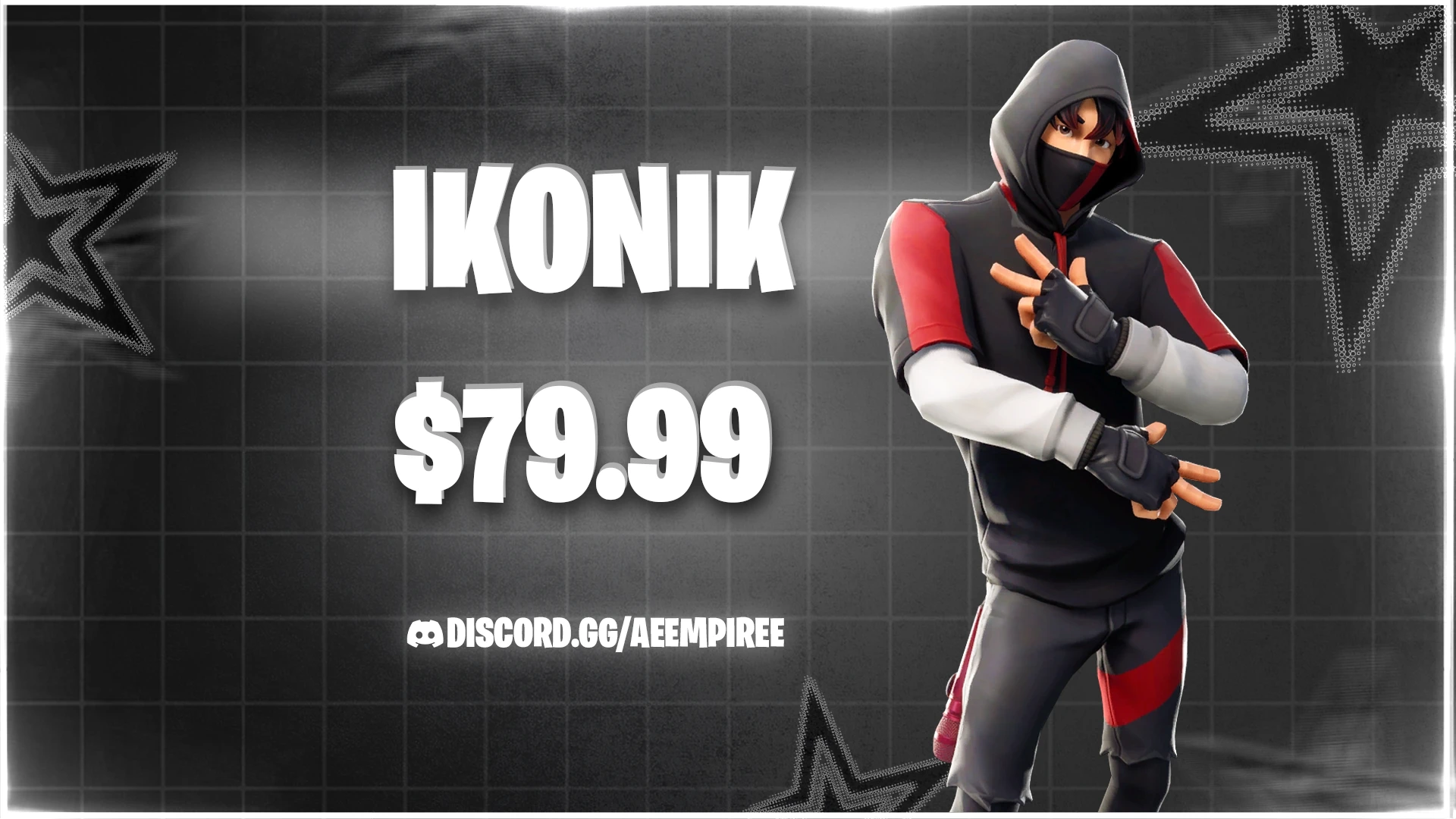 IKONIK FA FORTNITE ACCOUNT