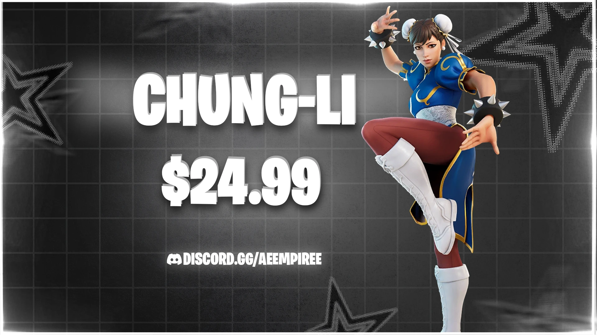 CHUN-LI FA FORTNITE ACCOUNT