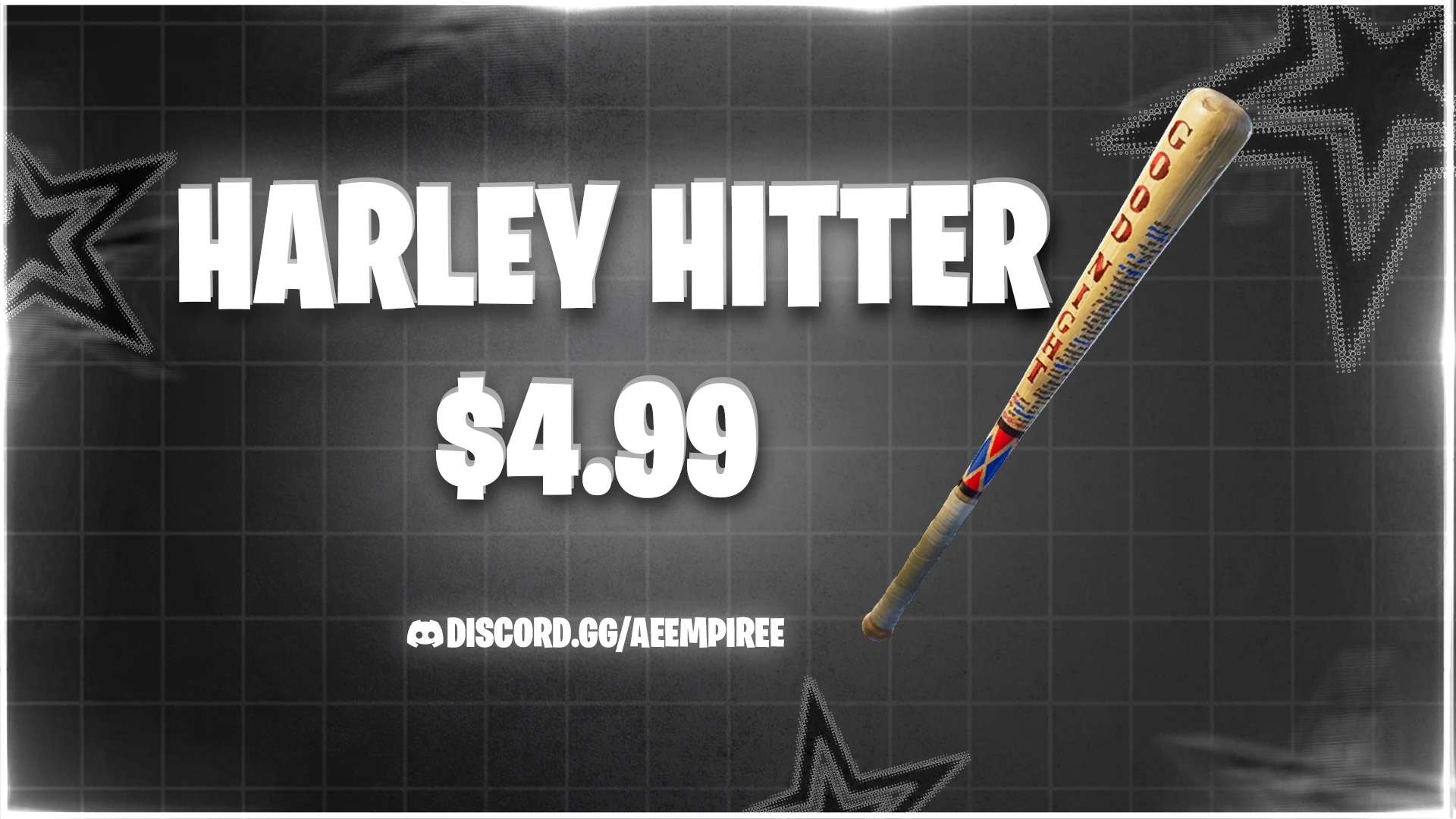 HARLEY HITTER FA FORTNITE ACCOUNT