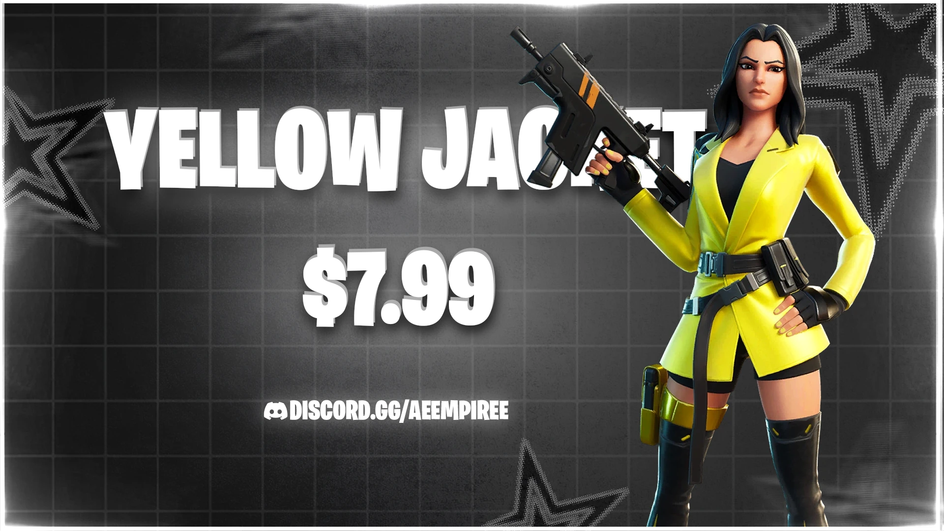 YELLOW JACKET FA FORTNITE ACCOUNT