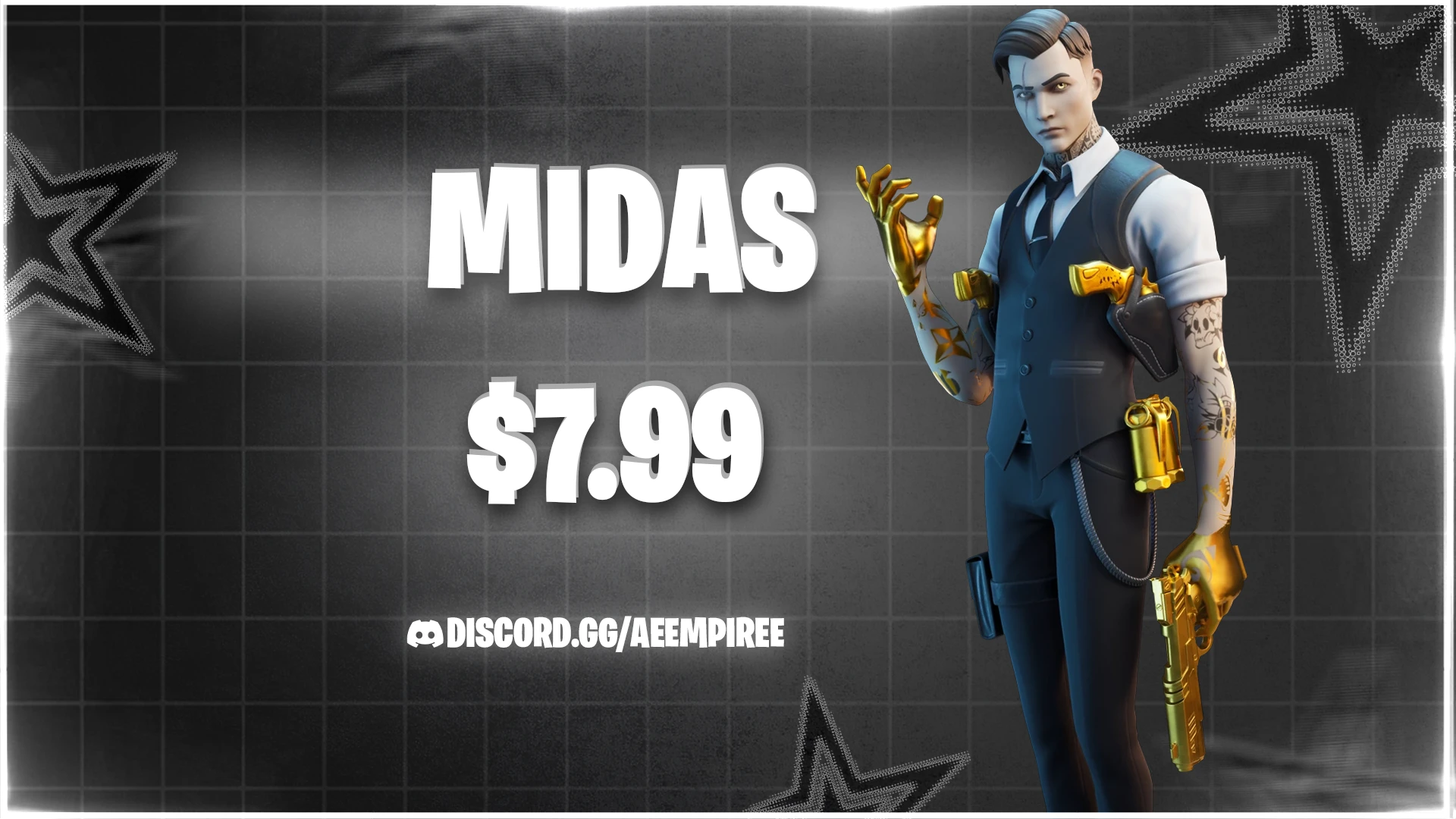 MIDAS FA FORTNITE ACCOUNT