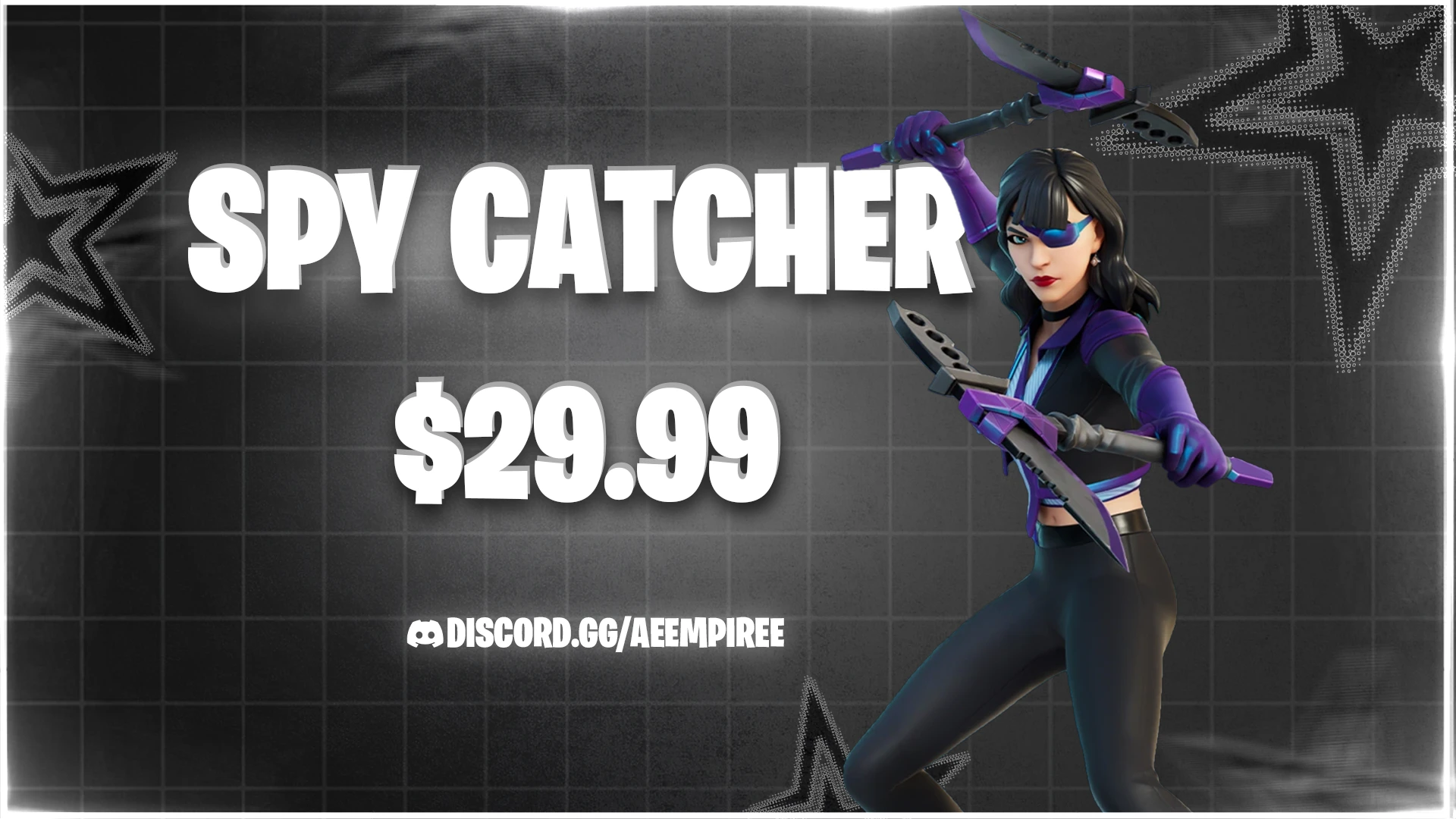 SPY CATCHER FA FORTNITE ACCOUNT