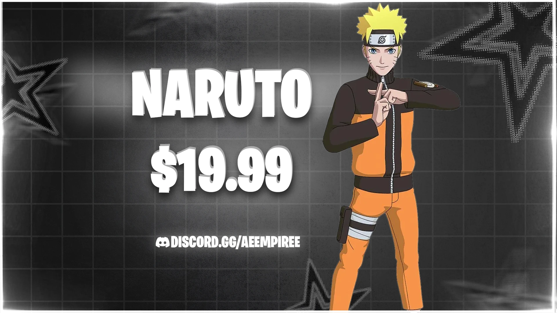 NARUTO FA FORTNITE ACCOUNT