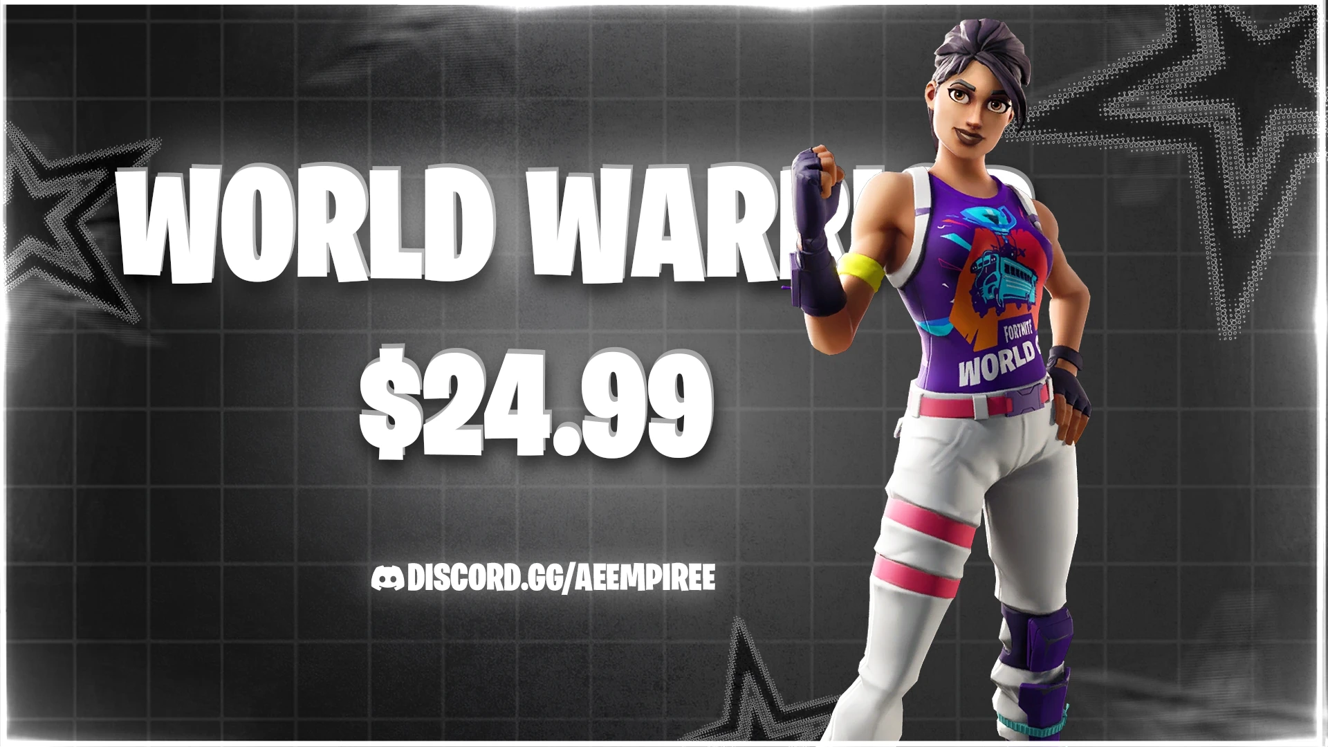 WORLD WARRIOR FA FORTNITE ACCOUNT